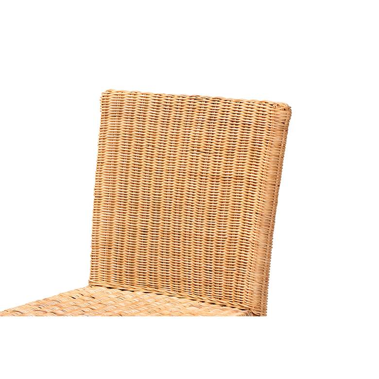 Image 3 Racquel 29" Natural Brown Rattan Bar Stool more views