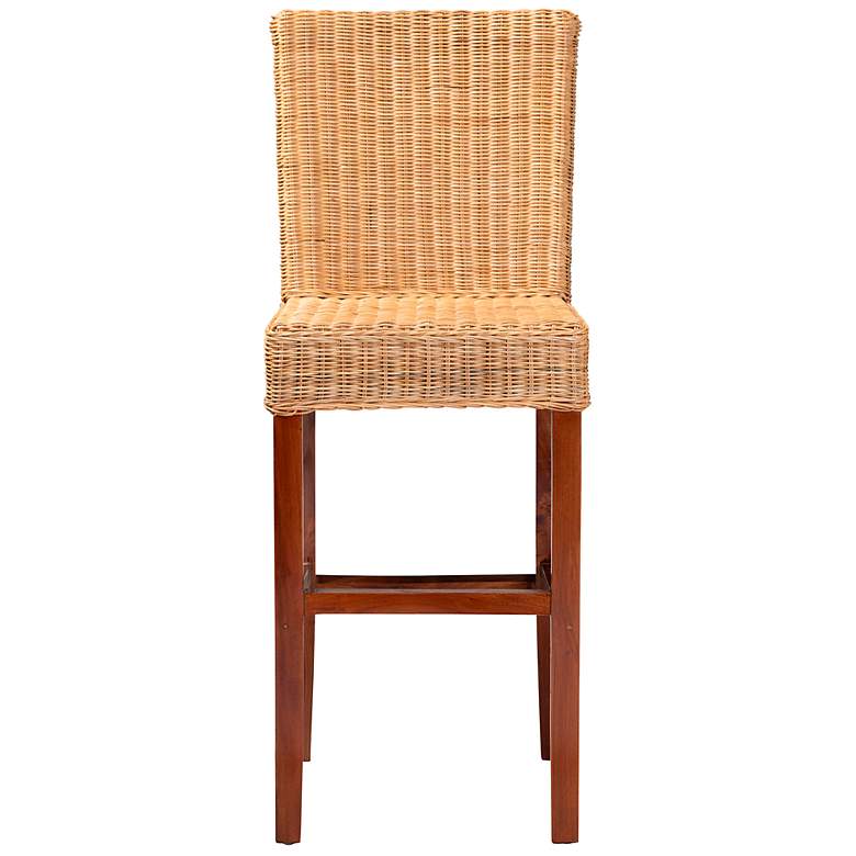 Image 6 Racquel 29 inch Natural Brown Rattan Bar Stool more views