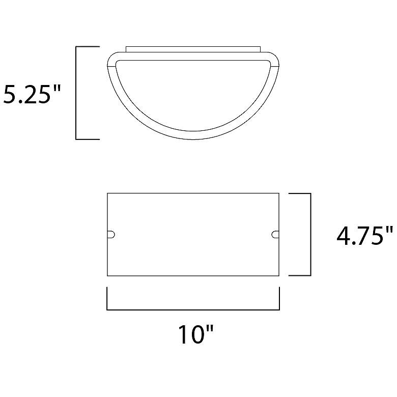 Image 2 Radcliffe EE 1 Light 9" Wide Black Oxide Outdoor Wall Light more views