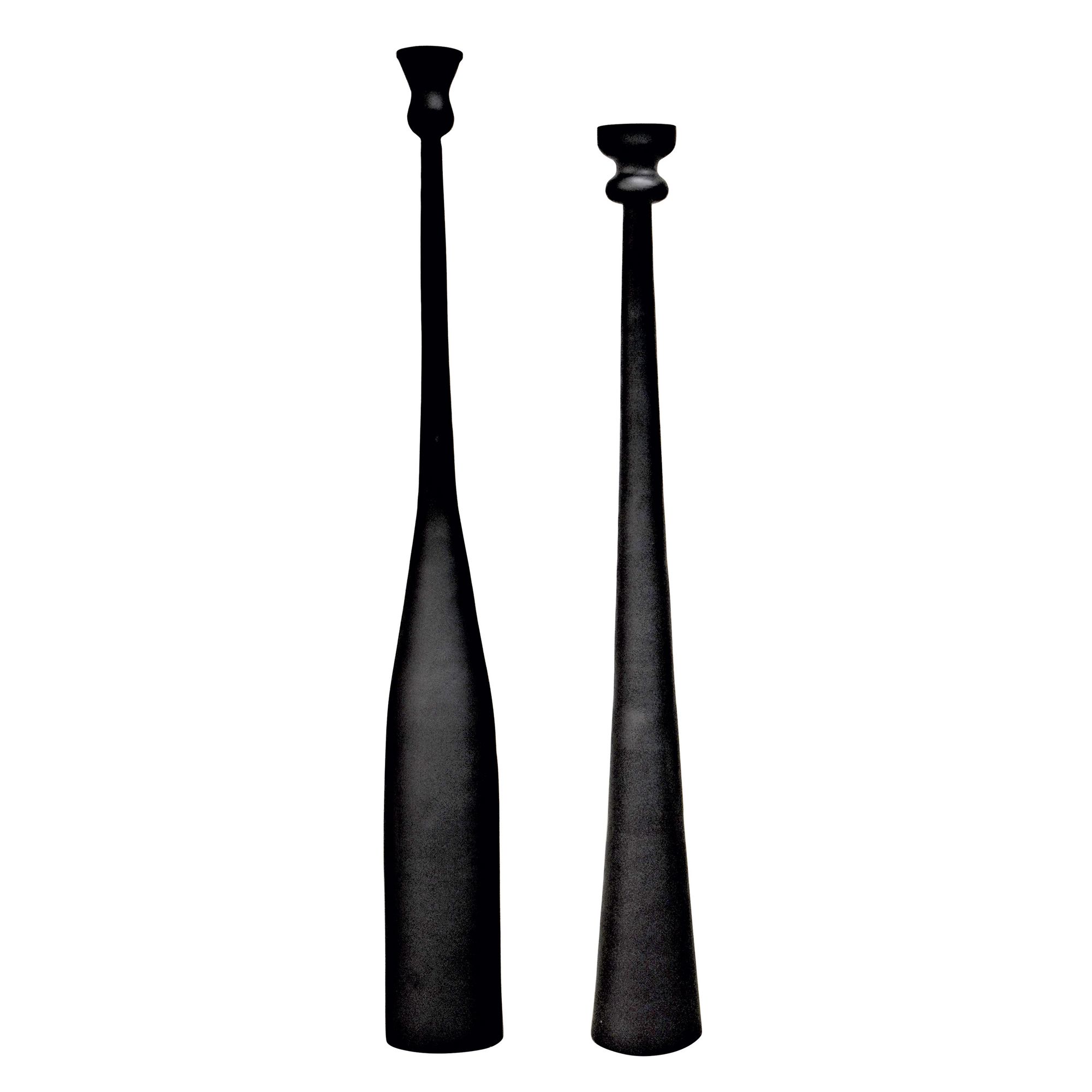 Image 2 Raddix Aluminum Candle Stand Black Small more views