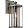 Radian 14 1/2" High Brushed Nickel Outdoor Wall Light