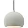 Radiance 10" Wide Brushed Nickel Globe Mini Pendant
