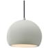Radiance 10" Wide Brushed Nickel Globe Mini Pendant