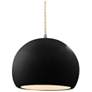 1_Radiance 10"W Gloss Black Frame Nickel Globe Beige Twisted Cord Pendan
