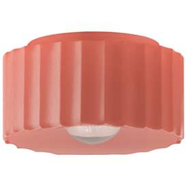 Image1 of Radiance 10"W Gloss Blush Medium Gear Outdoor Flush.Mount