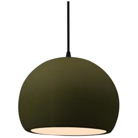 Radiance 10"W Matte Green Frame Matte Black Medium Globe Black Cord Pe Radiance 10"W Matte Green Frame Matte Black Medium Globe Black Cord Pe