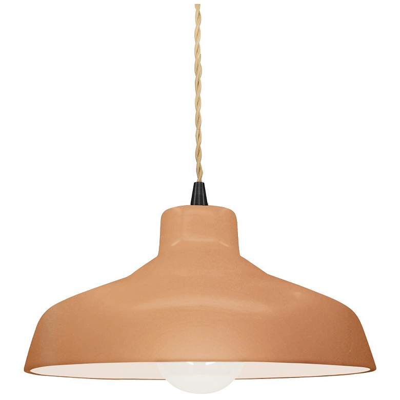 Image 1 Radiance 11.5"W Adobe Frame Matte Black Small Loft Beige Twisted Penda