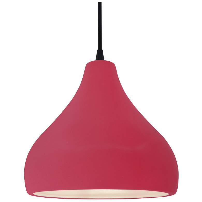 Image 1 Radiance 11.5"W Cerise Frame Matte Black Medium Droplet Black Cord Pen