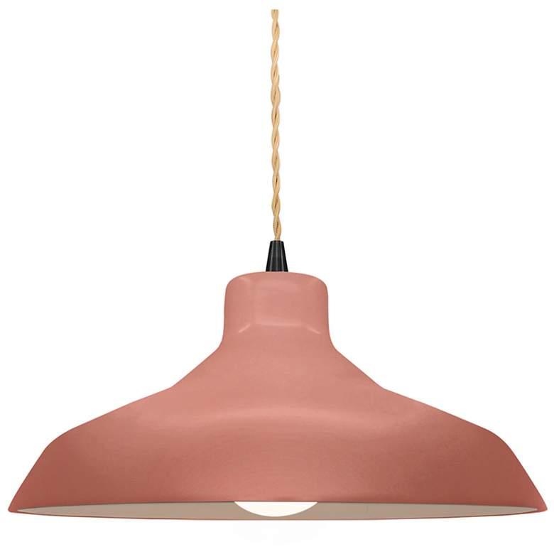 Image 1 Radiance 13.5"W Clay Frame Matte Black Medium Loft Beige Twisted Penda