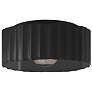 Radiance 13" Wide Gloss Black Ceramic Outdoor Ceiling Light