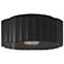 Radiance 13" Wide Gloss Black Ceramic Outdoor Ceiling Light