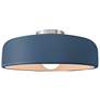 Radiance 13"W Brushed Nickel and Midnight Sky Ceiling Light