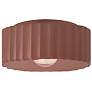 Radiance 13"W Canyon Clay Large Gear Flush.Mount