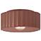 Radiance 13"W Canyon Clay Large Gear Flush.Mount