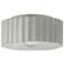 Radiance 13"W Matte White Large Gear Outdoor Flush.Mount