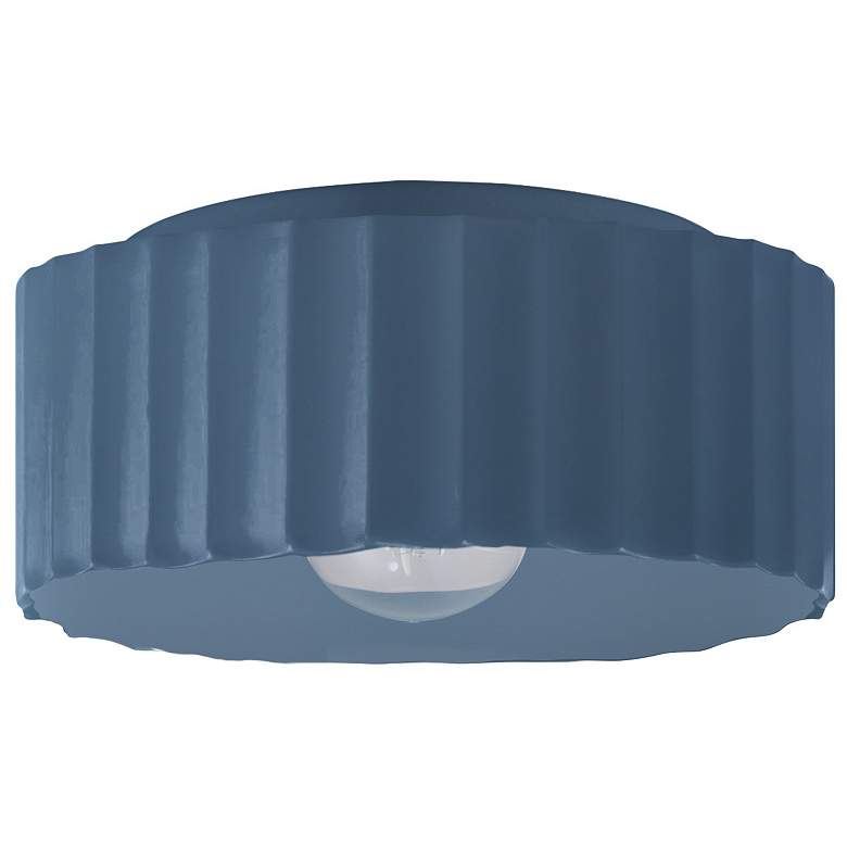 Image 1 Radiance 13"W Midnight Sky Large Gear Flush.Mount