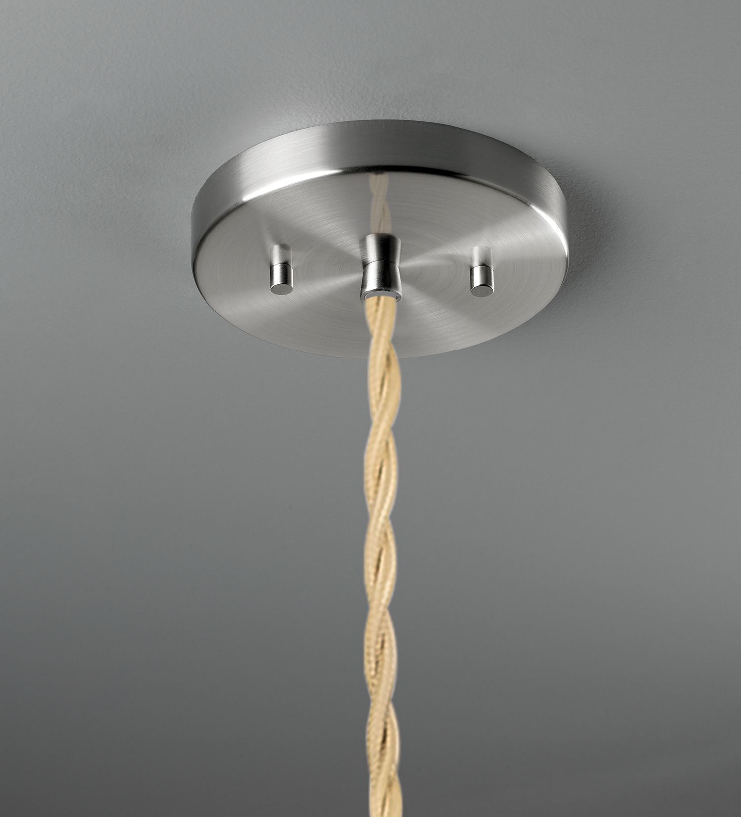 Image 3 Radiance 14.5"W Gloss White Frame Nickel Tier Beige Twisted LED Pendan more views