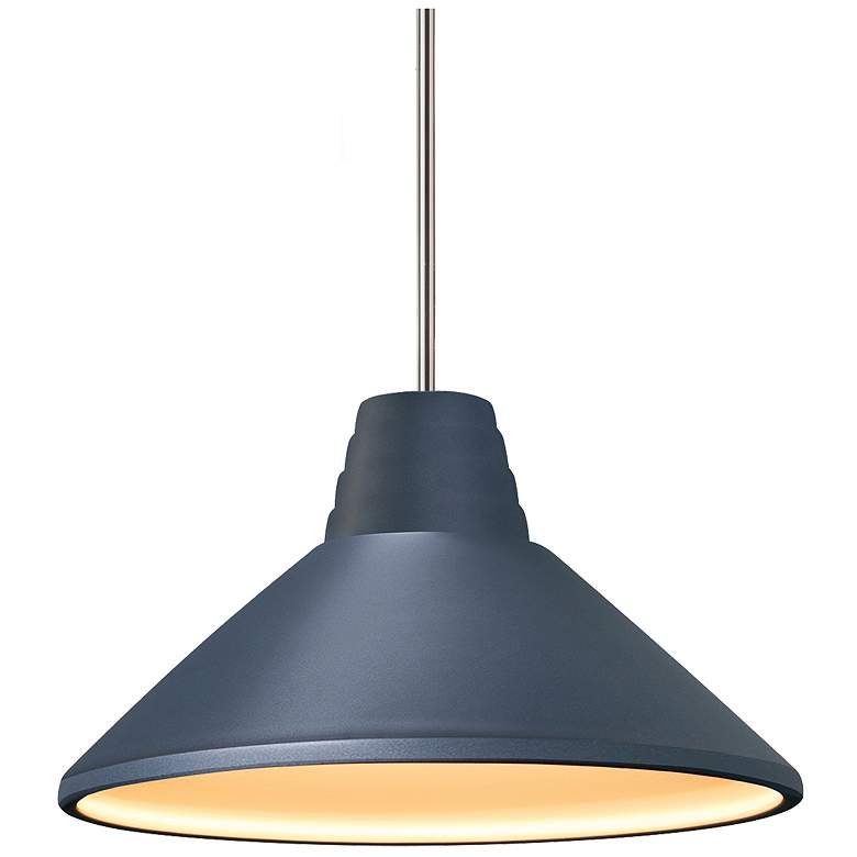 Image 1 Radiance 14 3/4" Wide Chrome Cone Pendant Light