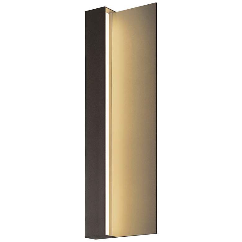 Image 1 Radiance 20 inchH Textured Bronze LED Outdoor Wall Light