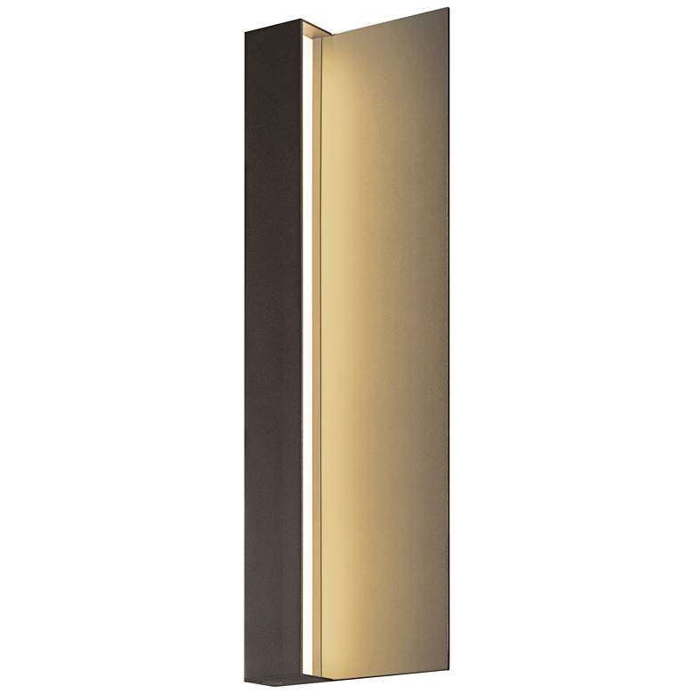 Image 1 Radiance 20"H Textured Bronze LED Outdoor Wall Light