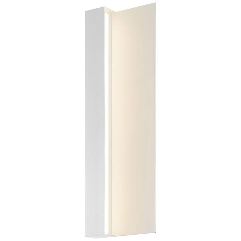 Image 1 Radiance 20"H Textured White LED Outdoor Wall Light
