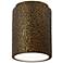 Radiance 6.5" Ceramic Cylinder Brass LED Outdoor Flush-Mount