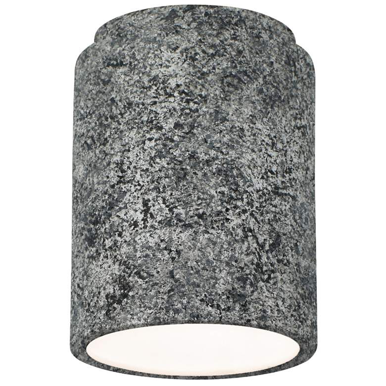 Image 1 Radiance 6.5 inch Ceramic Cylinder Granite LED Outdoor Flush-Mount