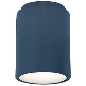 Image1 of Radiance 6.5" Wide Midnight Sky Cylinder Outdoor Flush.Mount