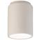 Radiance 6 1/2" Wide Matte White LED Cylinder Ceiling Light