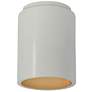 Radiance 6 1/2" Wide Matte White Outdoor Ceiling Light