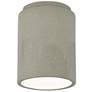 Radiance 6 1/2"W Green Crackle LED Outdoor Ceiling Light