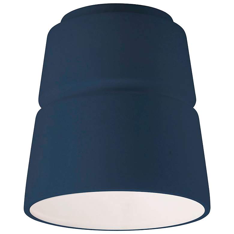 Image 1 Radiance 7.5 inch Wide Midnight Sky Ceramic Cone Flush.Mount