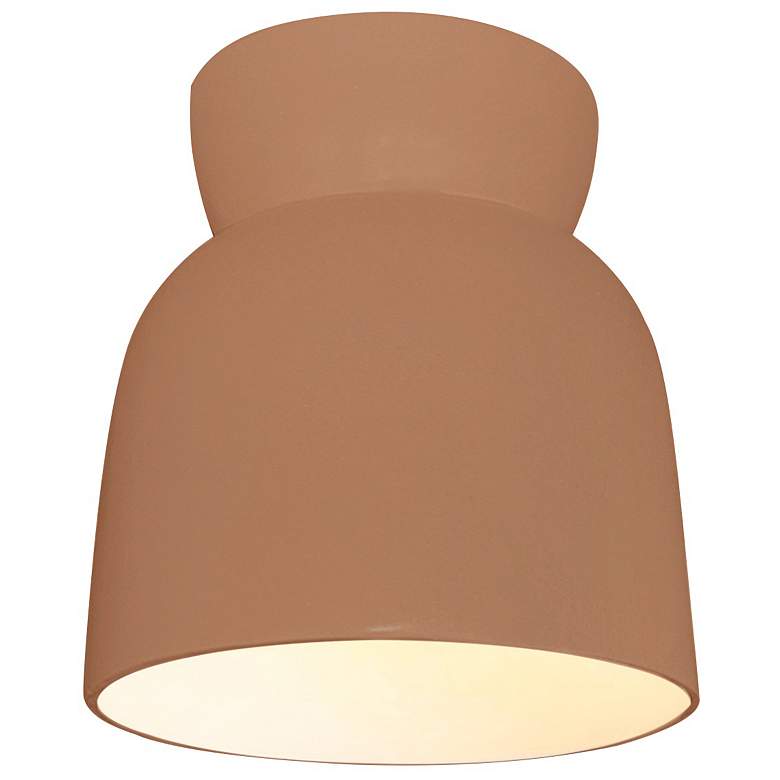 Image 1 Radiance 7.5"W Adobe Hourglass LED Flush.Mount