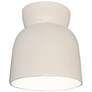 Radiance 7 1/2" Wide Bisque Hourglass Ceramic Ceiling Light