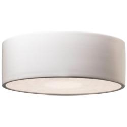 Radiance 8 1/4" Wide Matte White LED Drum Ceiling Light
