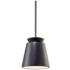 Radiance 8"W Brushed Nickel and Matte Black LED Mini Pendant
