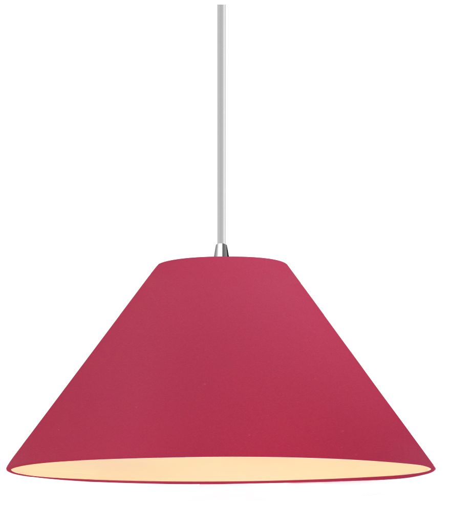 Radiance Avola 11"W Cerise, Dark Bronze LED Pendant - Rigid Stem