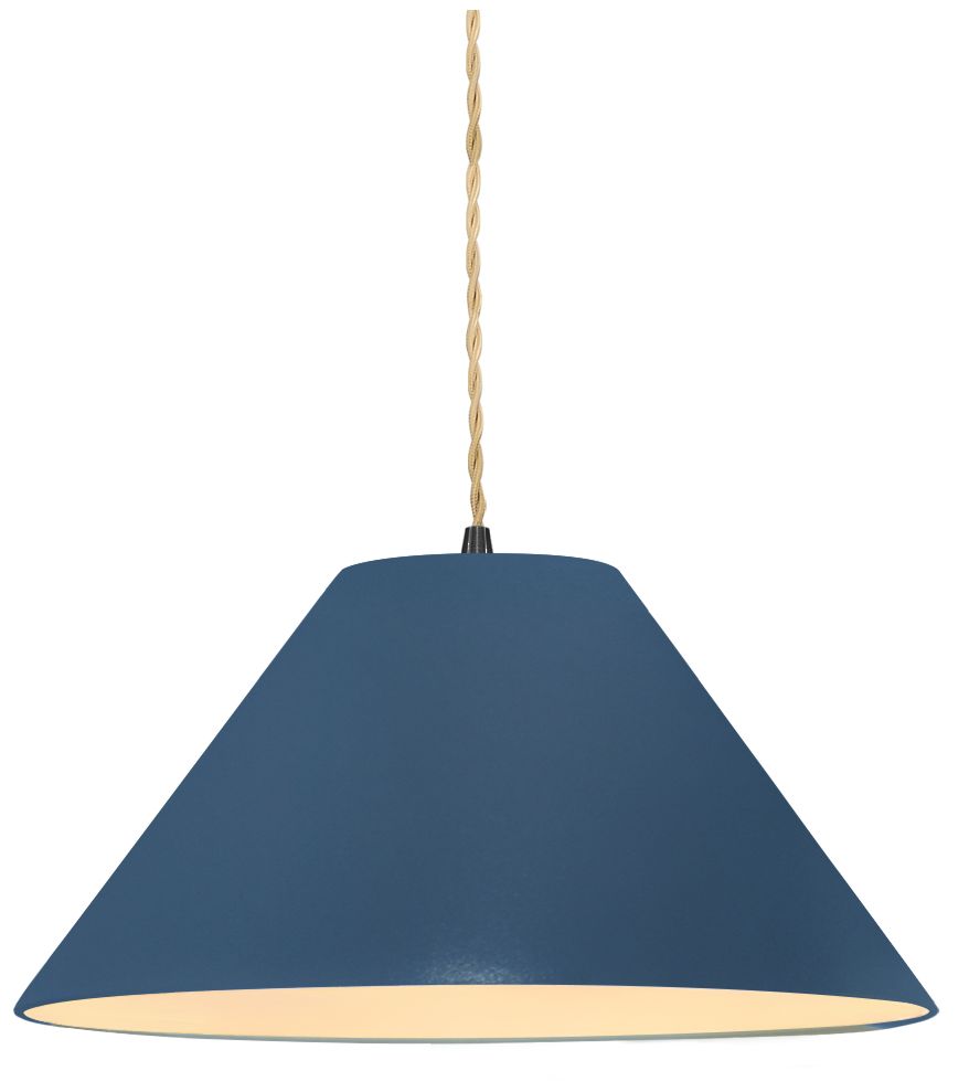 Radiance Avola 11" Wide Midnight Sky LED Pendant With Beige Twist Cord