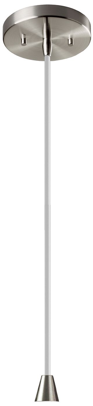 Image 2 Radiance Avola 15"W Matte White Champagne Gold, Bronze Pendant - Black Cord more views