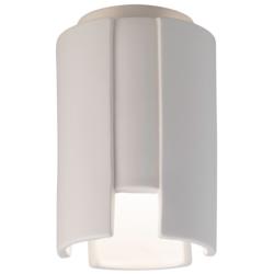 Radiance Ceramic Stagger 6.25" Bisque Flush Mount