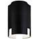 Radiance Ceramic Stagger 6.25" Carbon Matte Black Flush Mount