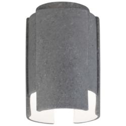 Radiance Ceramic Stagger 6.25&quot; Concrete Flush Mount