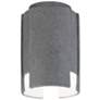 Radiance Ceramic Stagger 6.25" Concrete LED Flush Mount