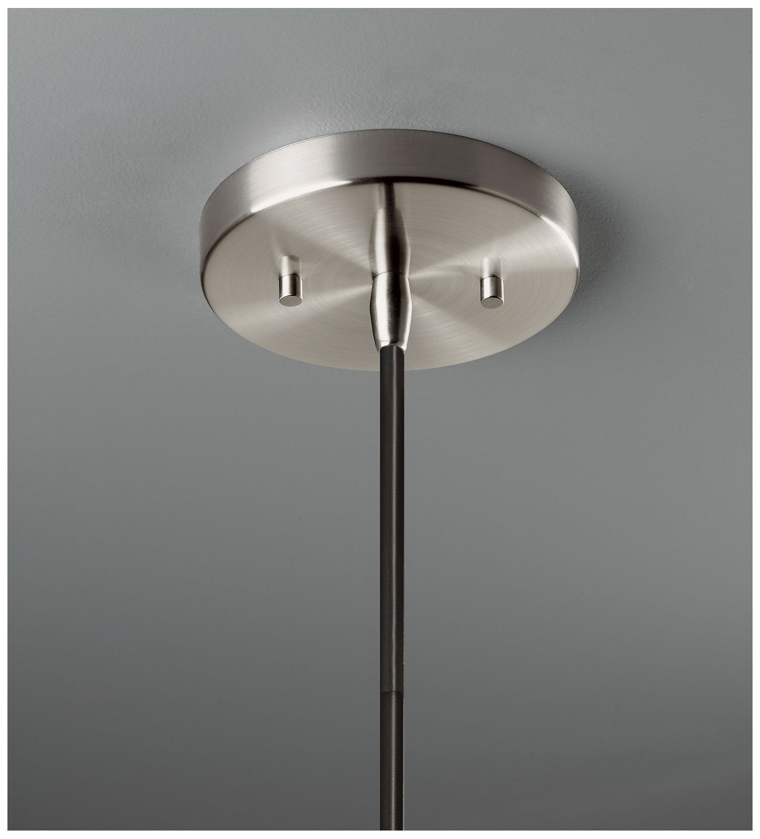 Image 3 Radiance Crease 5.75" Wide Matte White LED Pendant With Chrome Black Cord more views