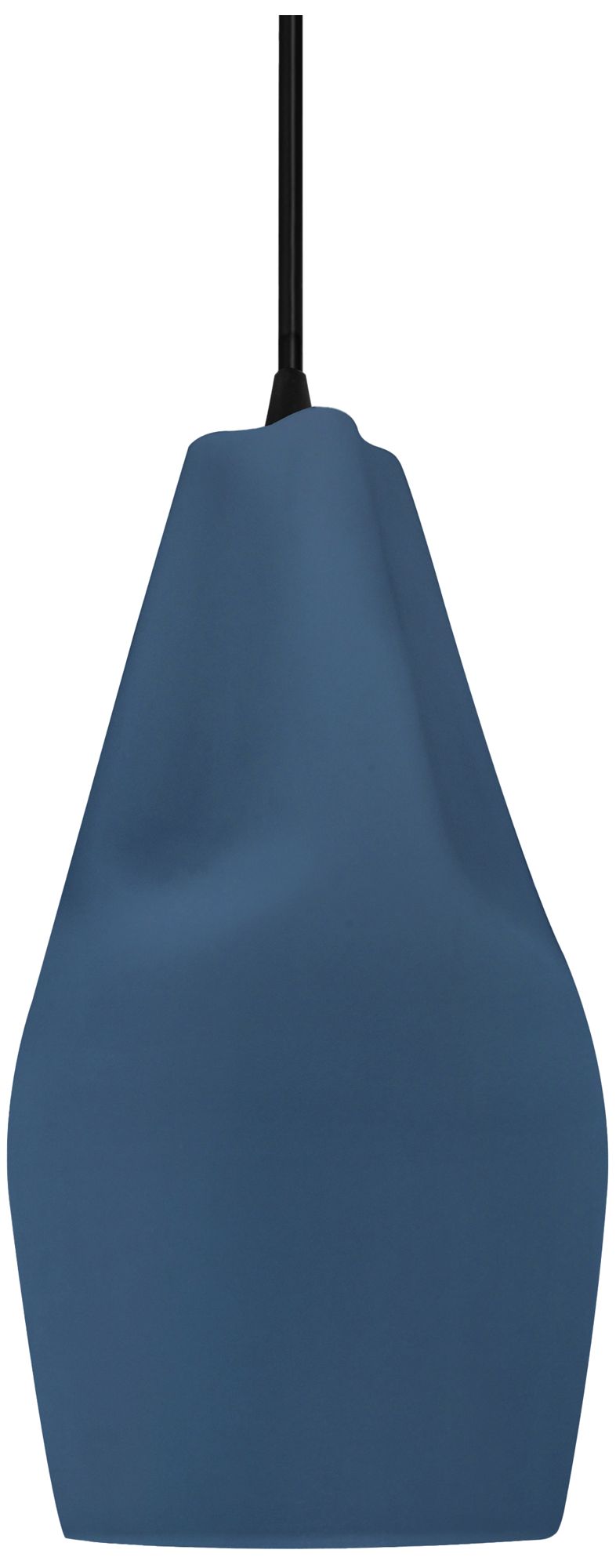 Image 2 Radiance Crease 5.75" Wide Midnight Sky LED Pendant With Black Cord more views