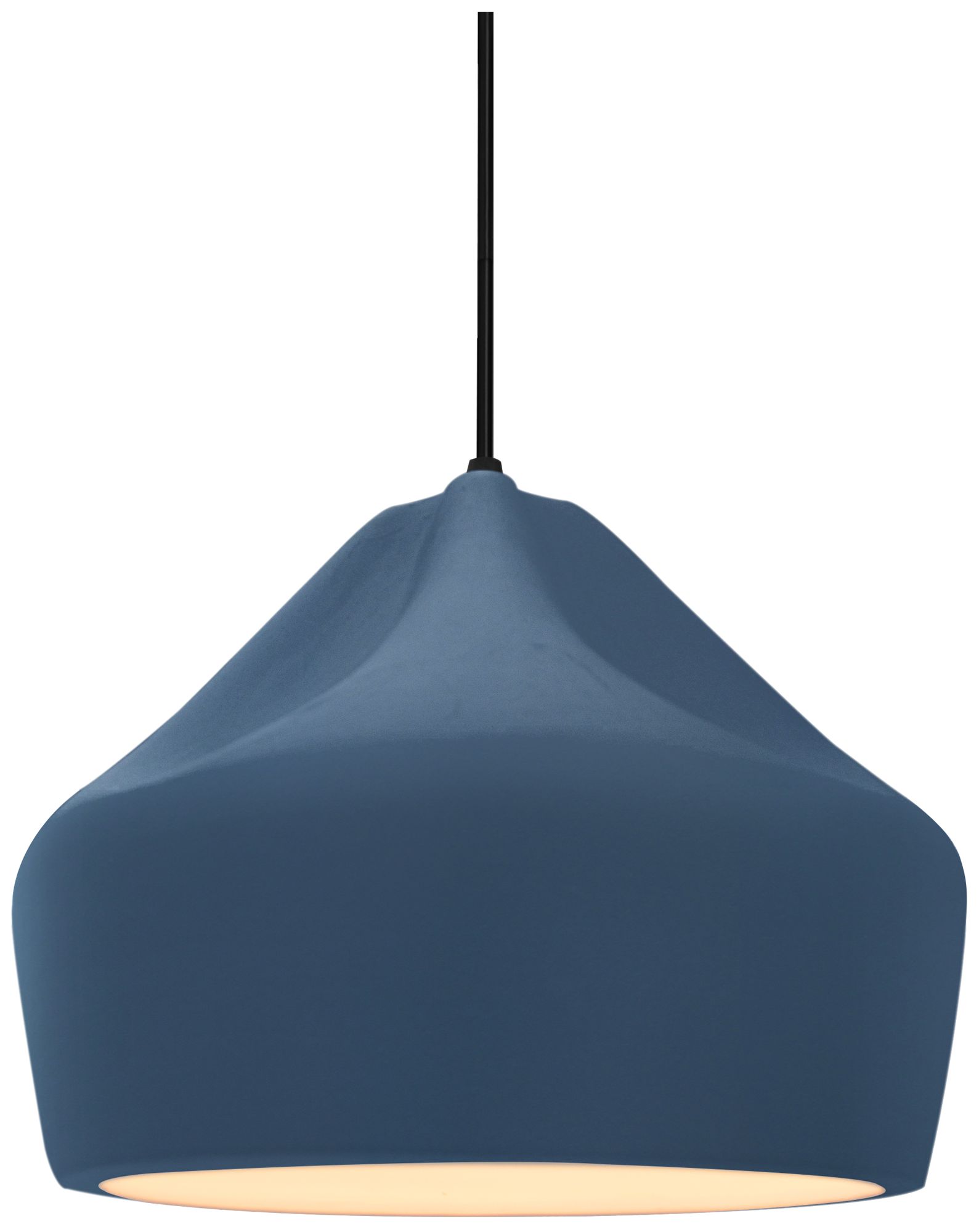 Image 2 Radiance Crease 9" Wide Midnight Sky Pendant With Black Cord more views