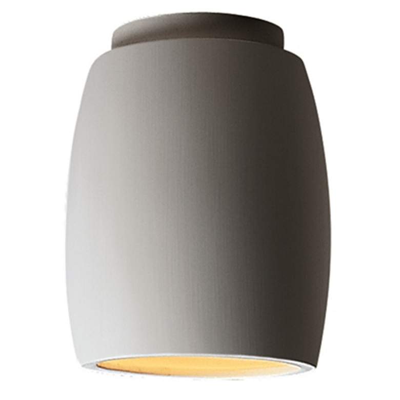 Image 1 Radiance Curved 6.75" Bisque LED Flush Mount