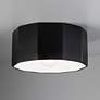 1_Radiance Deca 12 1/4" Wide Carbon Matte Black Ceiling Light