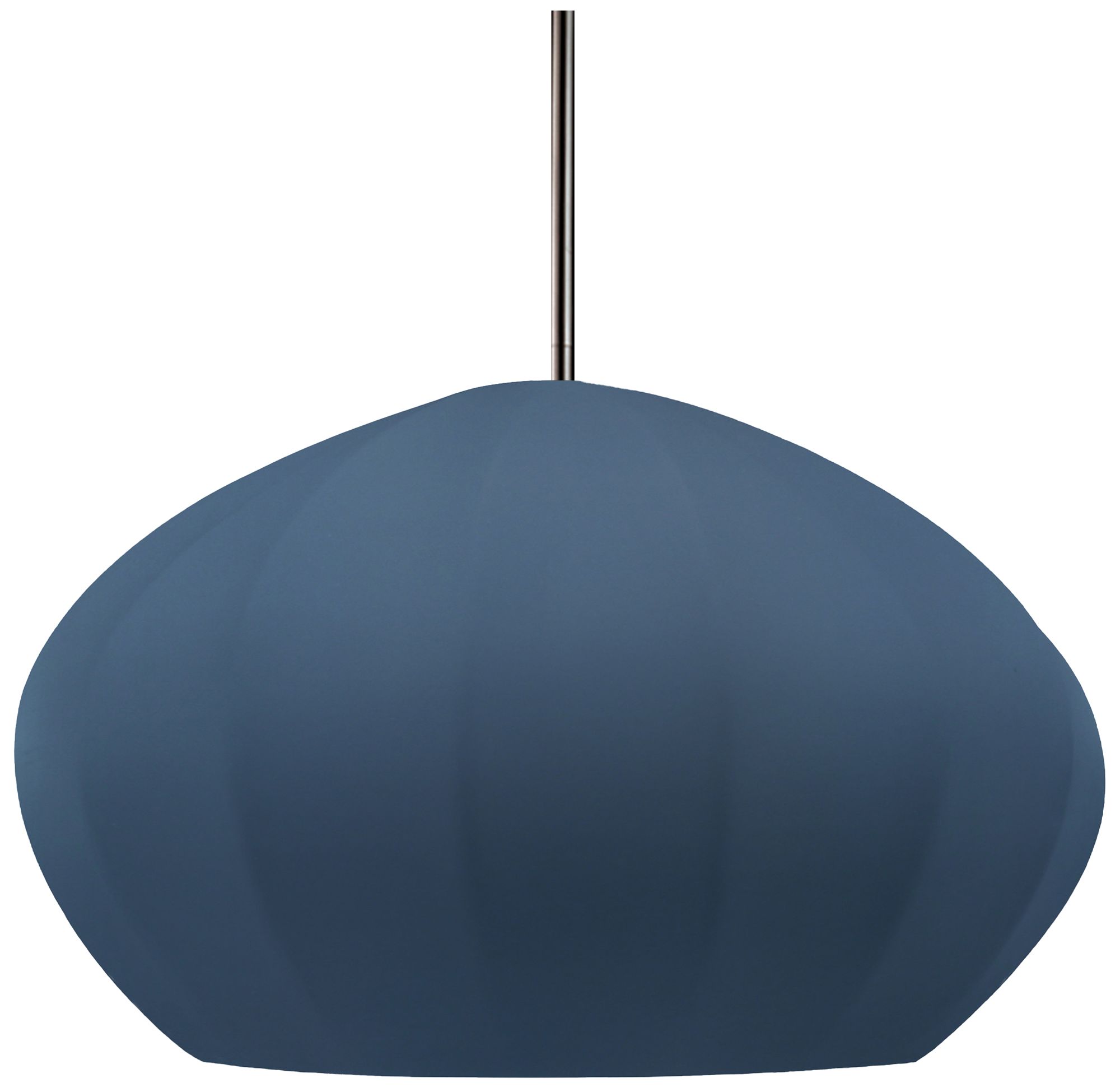 Image 2 Radiance Fluted 13" Wide Midnight Sky LED Pendant With Rigid Stem more views