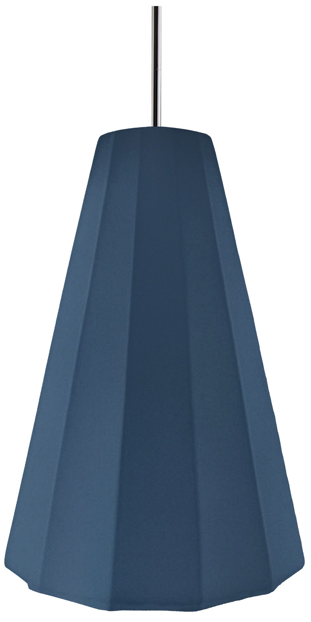 Image 2 Radiance Fluted 9" Wide Midnight Sky Pendant With Rigid Stem more views